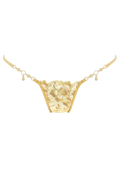 Perizoma gioiello Gold Fever -di Lucky Cheeks | LaMutanderia