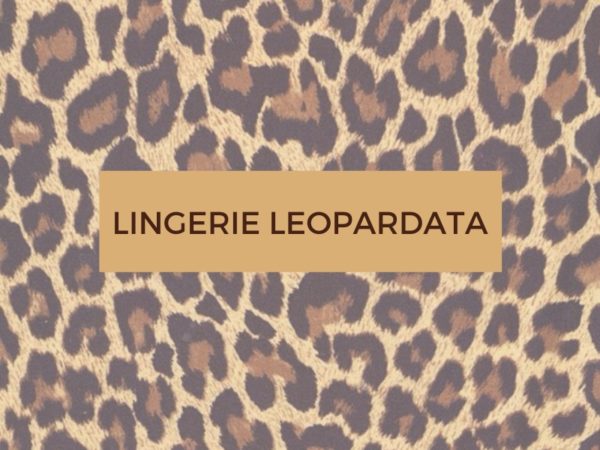 lingerie leopardata
